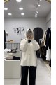Beyaz Angora Hırka
