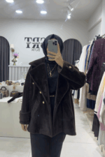 Kahverengi Kaşmir Kaban - Görsel 3