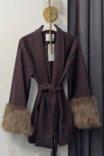 Kaşe Kürk Kaban - Görsel 3